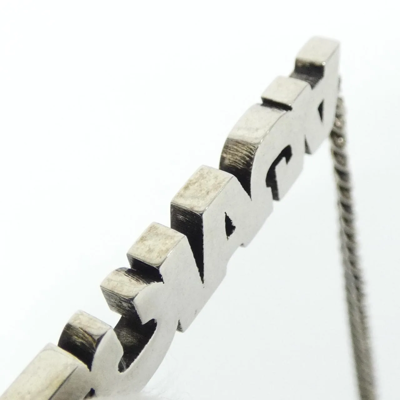 BALENCIAGA 674575 TZ99I Accessories Silver Rank A - Thumbnail 4