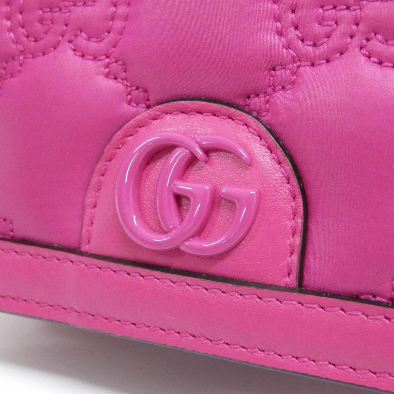 GUCCI 723777 FABK9 Shoulder Nylon Black Nylon Rank A - Thumbnail 4