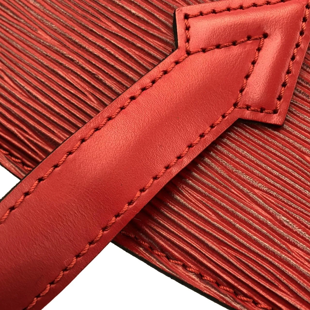 LOUIS VUITTON Saint-Jacques M52277 Handbag Epi Red Epi Rank A - Thumbnail 4