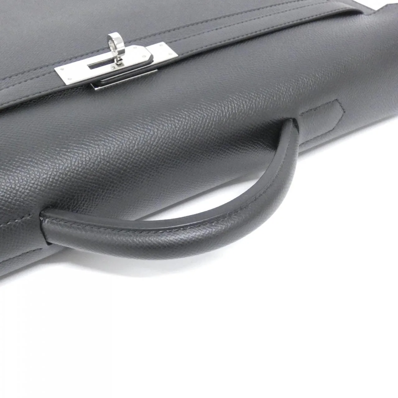 HERMES 078391CK Handbag Epsom Black Epsom Leather - Thumbnail 5