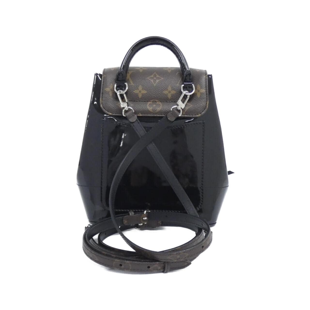 LOUIS VUITTON M55769 Backpack Monogram 黑色 Monogram 中古品A - 縮圖 2
