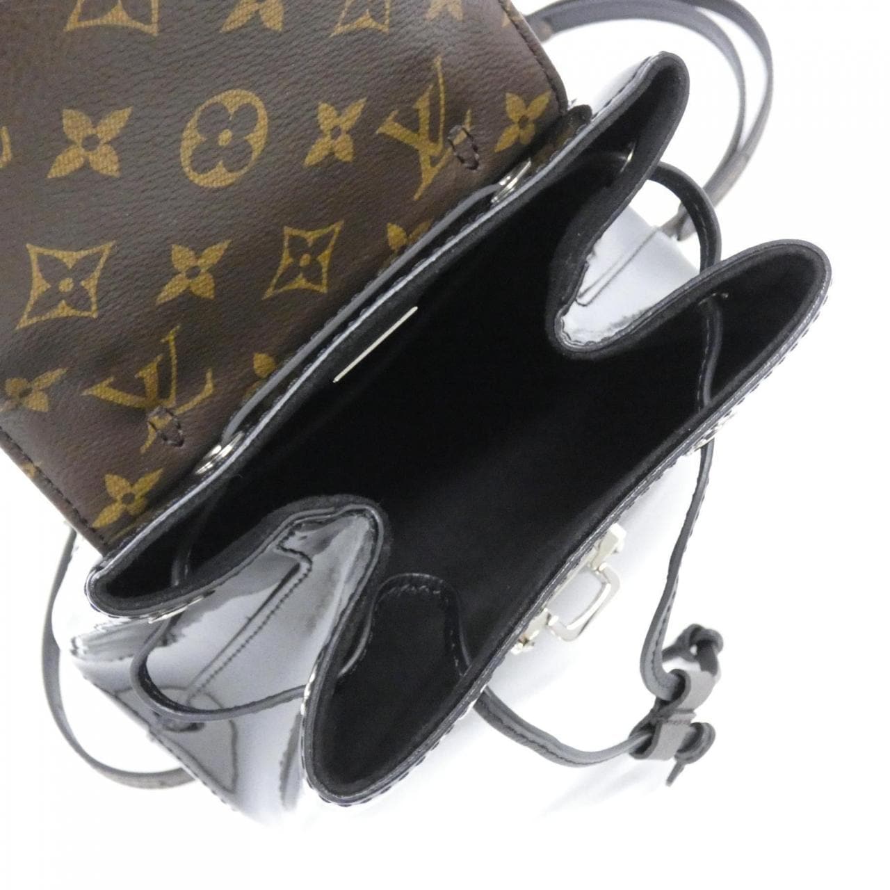 LOUIS VUITTON M55769 Backpack Monogram 黑色 Monogram 中古品A - 縮圖 8