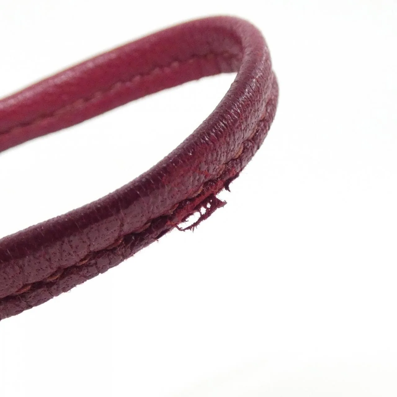 HERMES 064929CA Wallet Leather Black Leather Rank B - Thumbnail 4