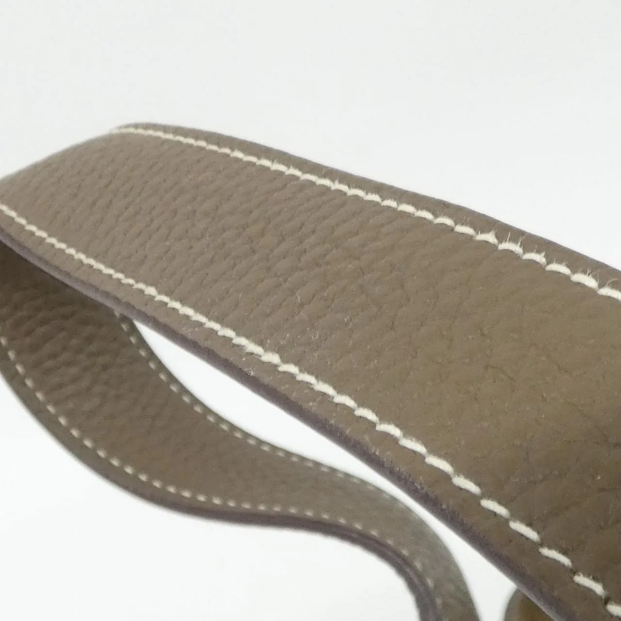 HERMES Picotin 060991CK Handbag Clemence Etoupe Clemence Leather Rank A - Thumbnail 5