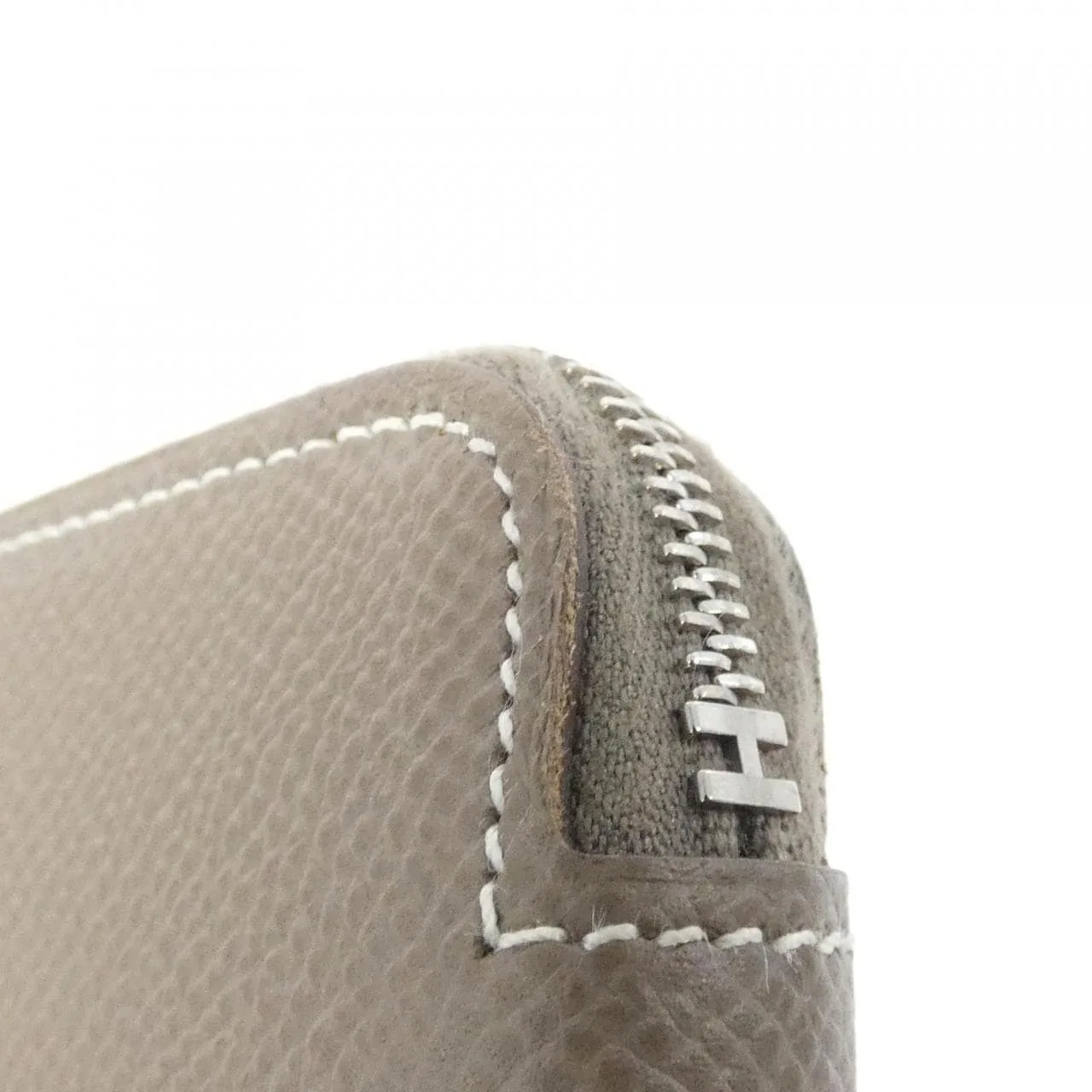 HERMES 069645CK Wallet Epsom Etoupe Epsom Leather Rank A - Thumbnail 4