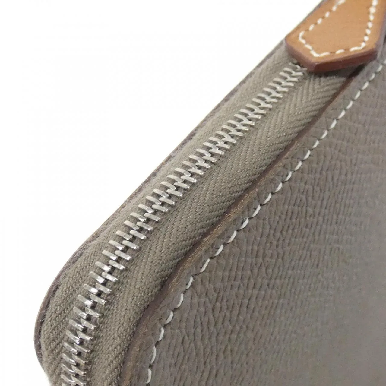 HERMES 069645CK Wallet Epsom Etoupe Epsom Leather Rank A - Thumbnail 5