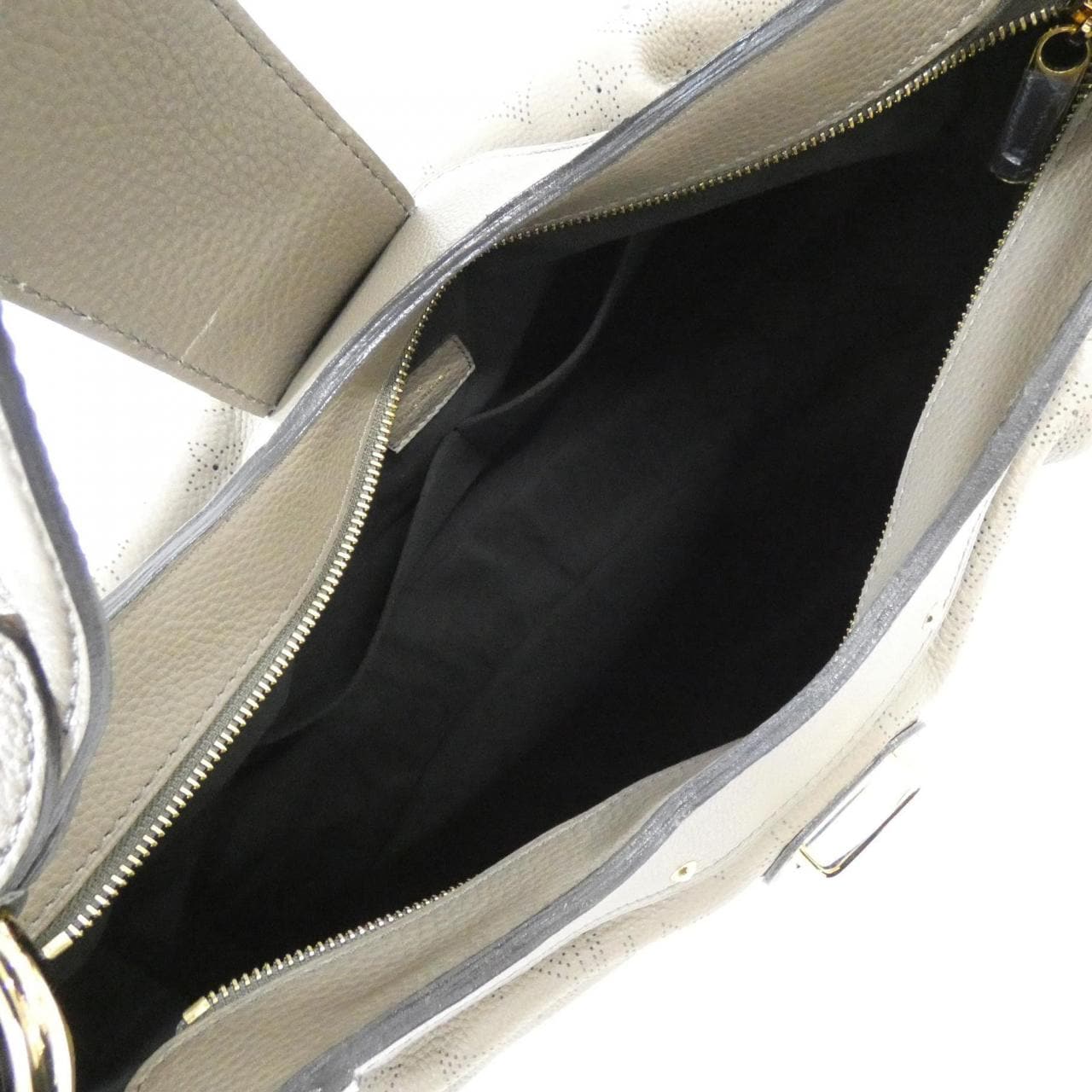 LOUIS VUITTON Mahina M93129 Shoulder Taupe 中古品A - 縮圖 7