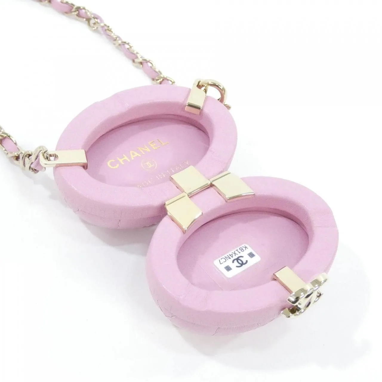 CHANEL AP4946 Key Case Lambskin Pink Lambskin Unused - Thumbnail 5