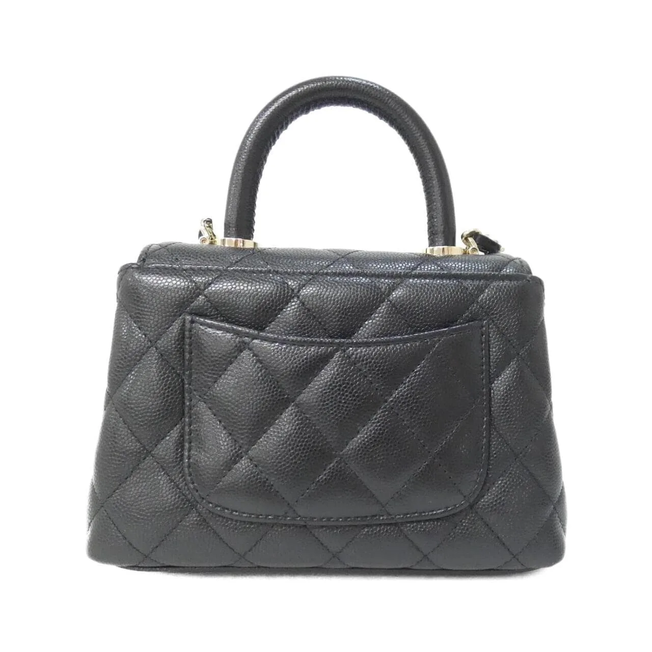 CHANEL AP4244 Wallet Grained Calfskin Black Grained Calfskin Rank A - Thumbnail 2