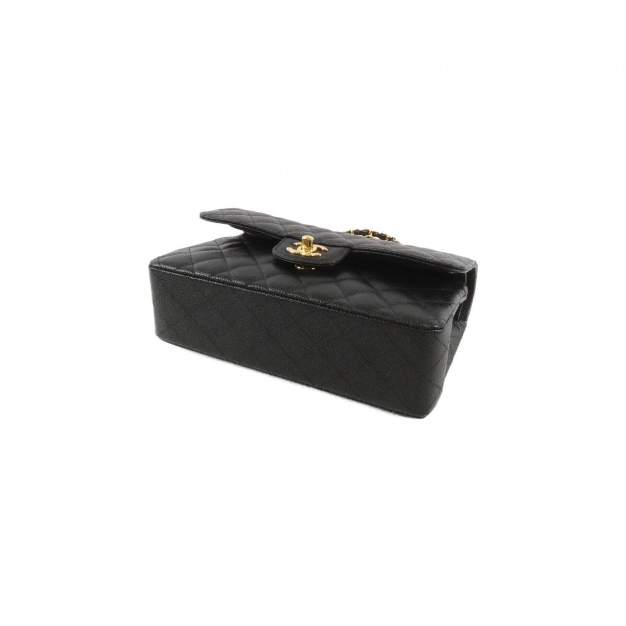 CHANEL Matelasse 1113 Shoulder Grained Calfskin 黑色 荔枝紋牛皮 - 縮圖 3