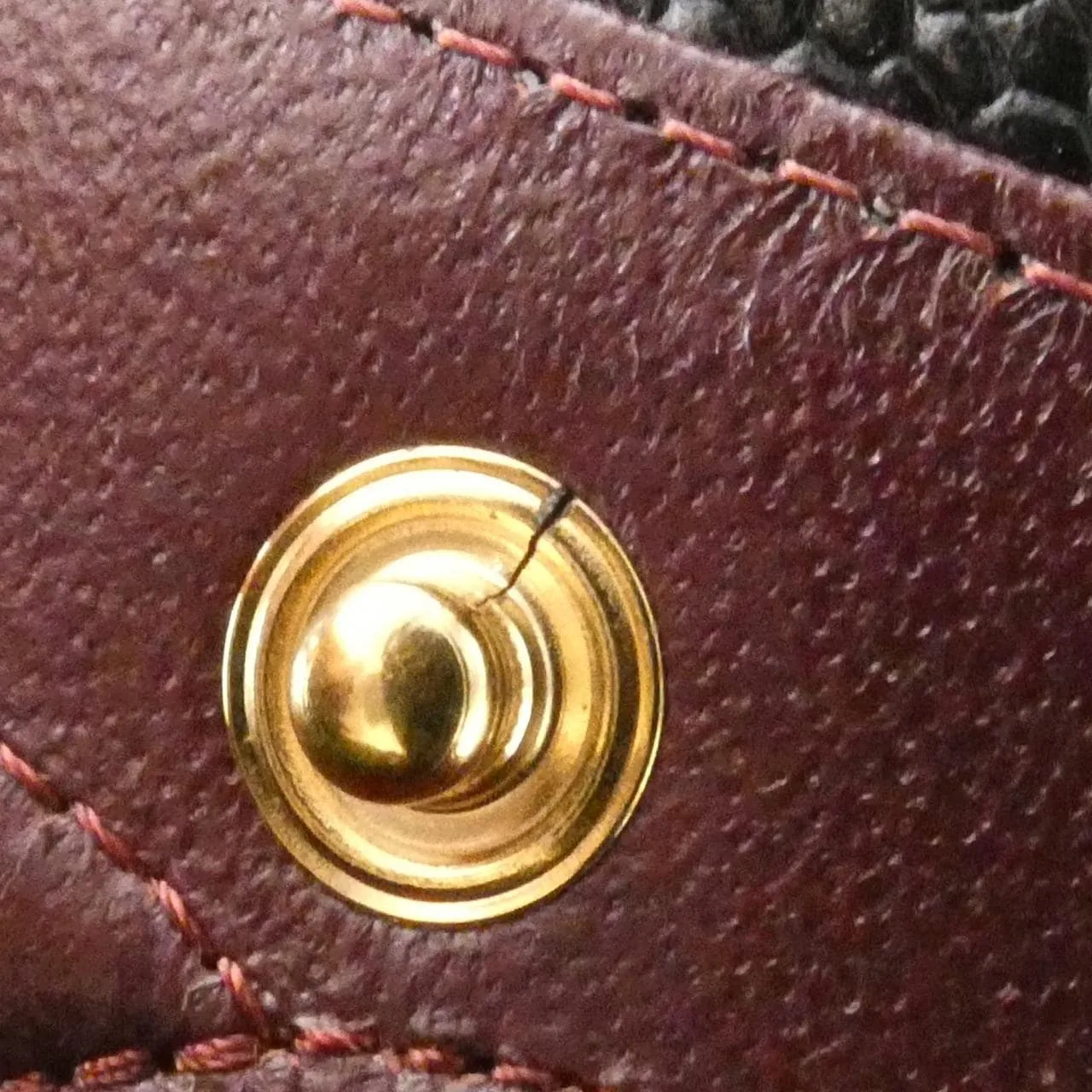 CHANEL Matelasse 1113 Shoulder Grained Calfskin 黑色 荔枝紋牛皮 中古品A - 縮圖 8