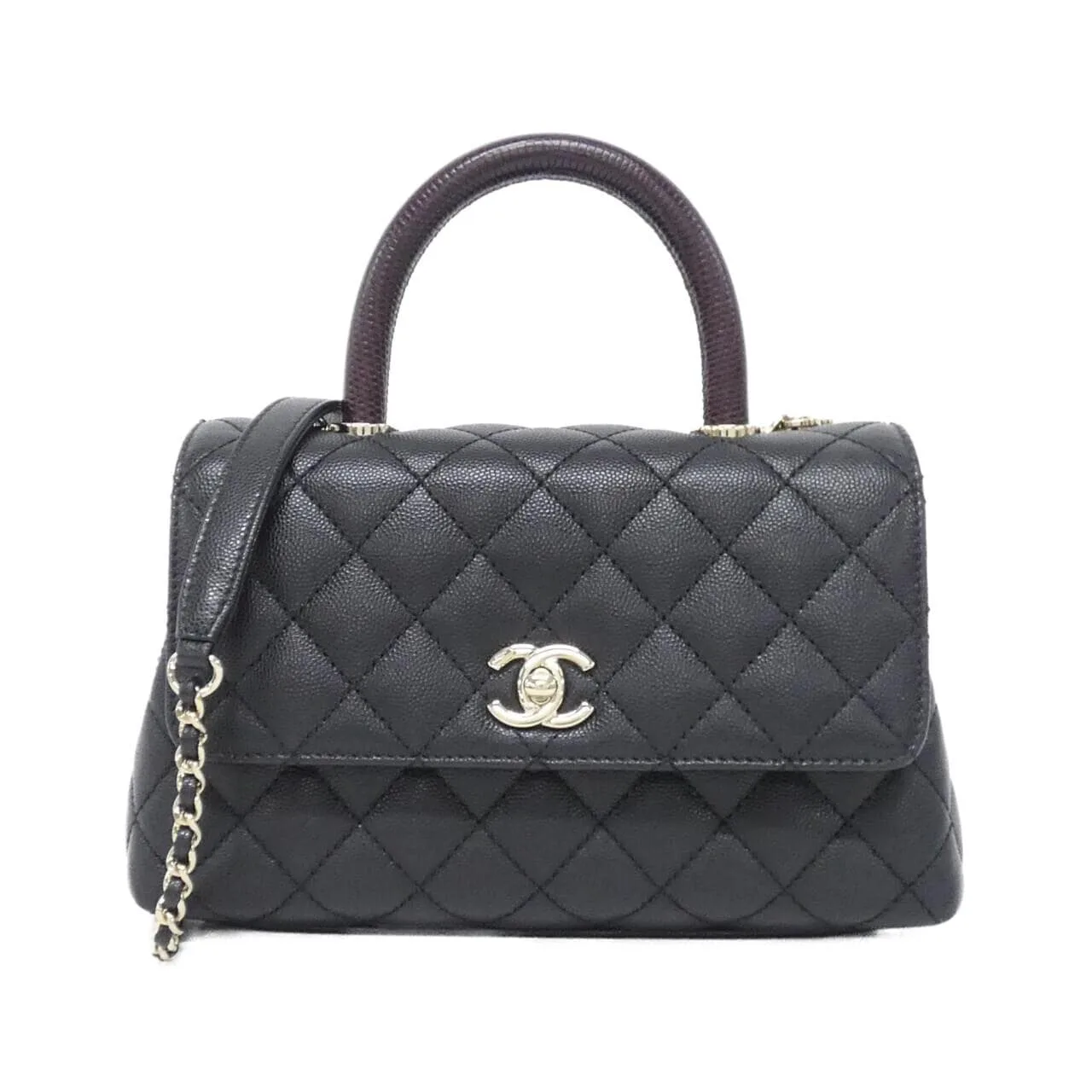 CHANEL Matelasse 92990 Handbag Grained Calfskin