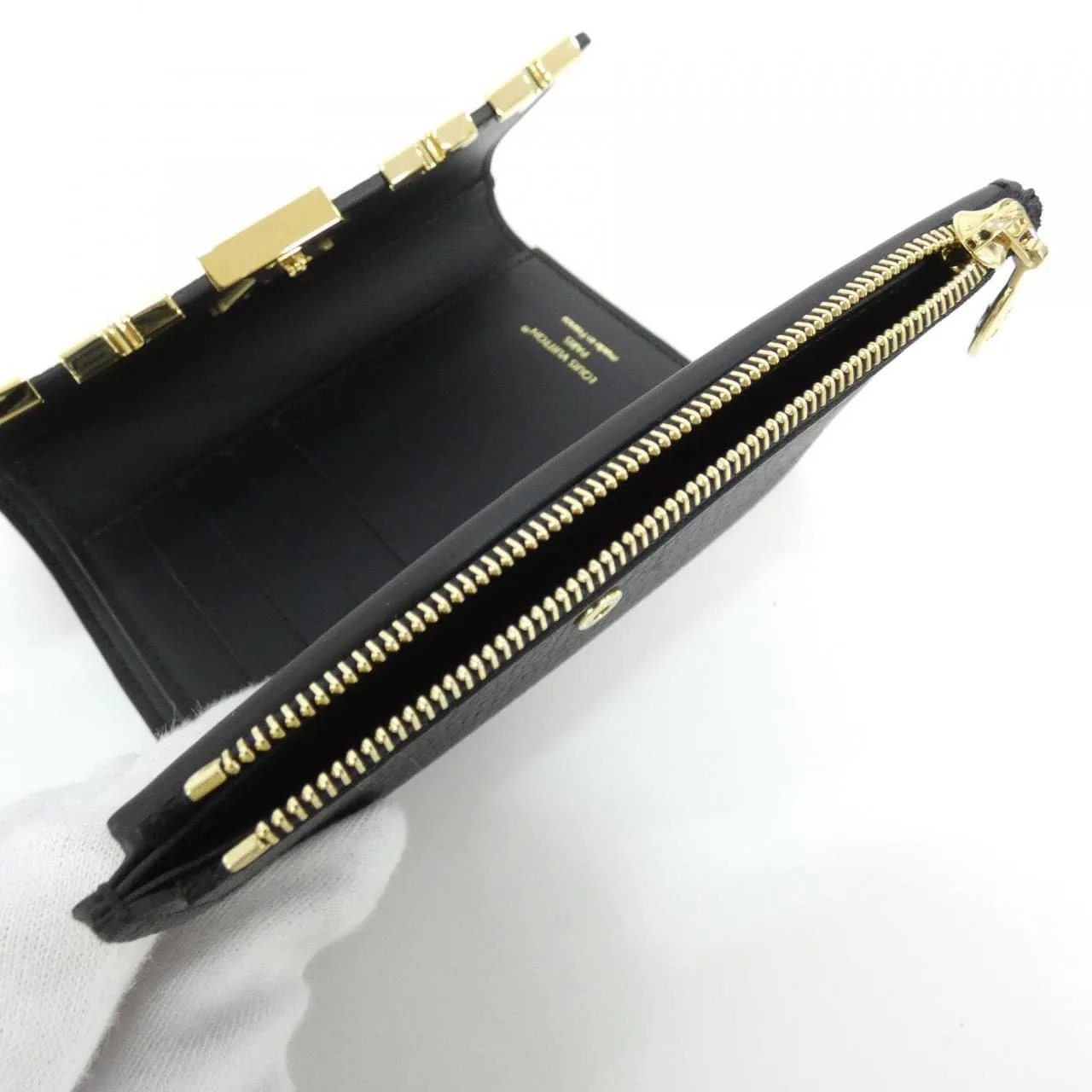 LOUIS VUITTON Capucines M82764 Wallet 黑色 中古品A - 縮圖 5