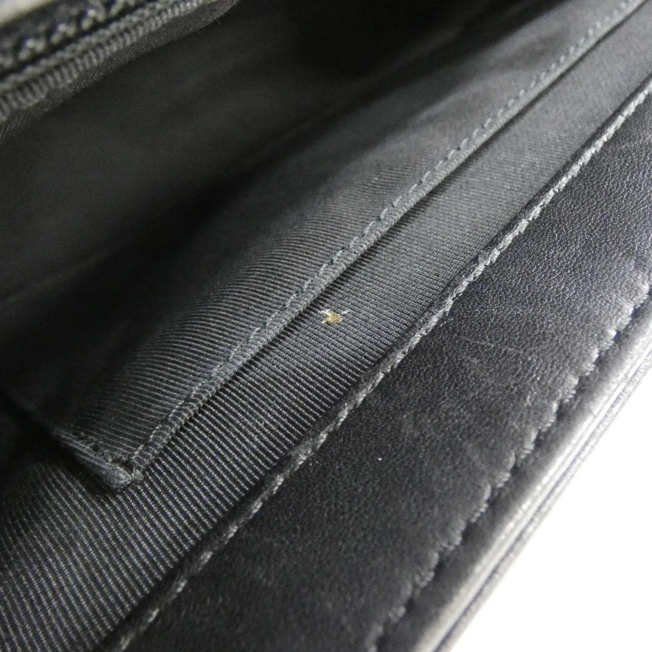 CHANEL Boy Chanel 92193 Shoulder Lambskin Black Lambskin Rank B - Thumbnail 8