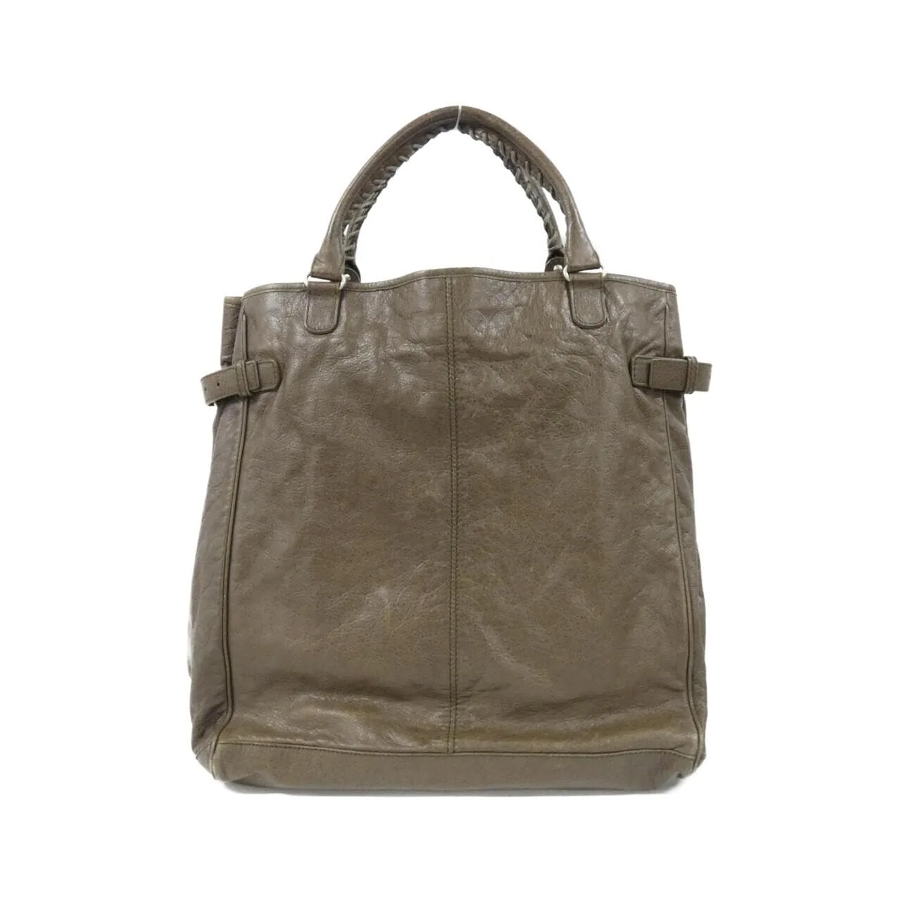 BALENCIAGA 272404 D94J4 Handbag Leather Black Leather Rank B - Thumbnail 2