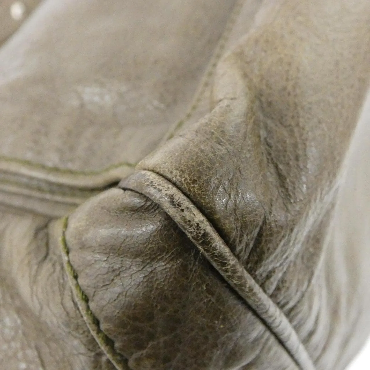 BALENCIAGA 272404 D94J4 Handbag Leather Black Leather Rank B - Thumbnail 3