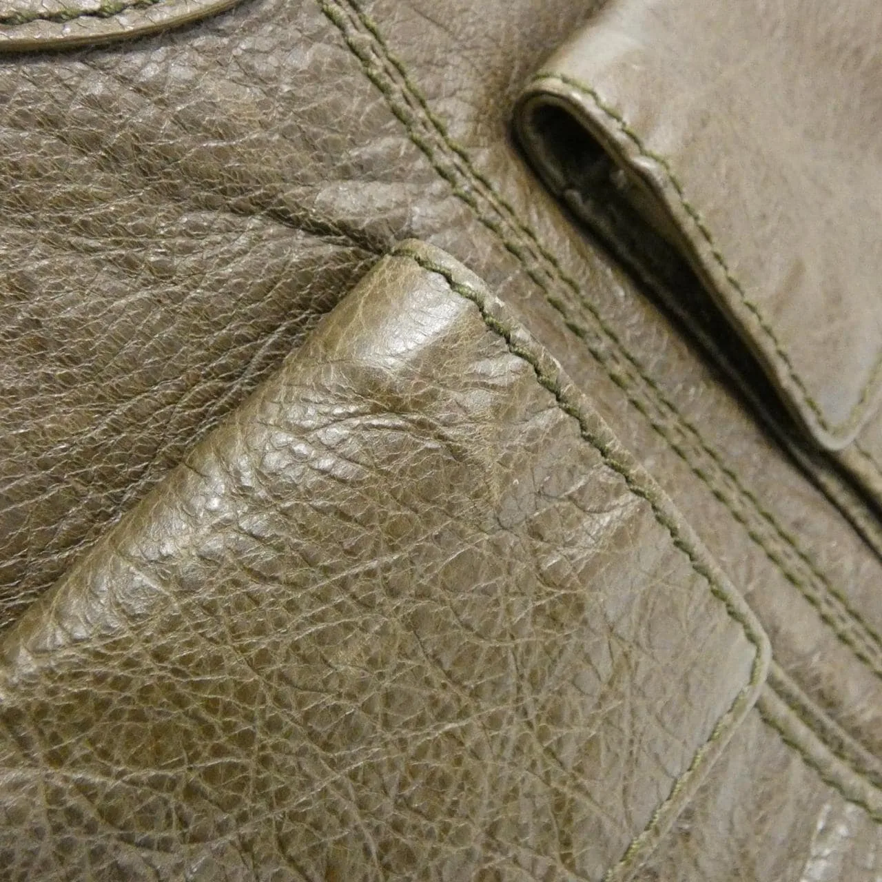 BALENCIAGA 272404 D94J4 Handbag Leather Black Leather Rank B - Thumbnail 5