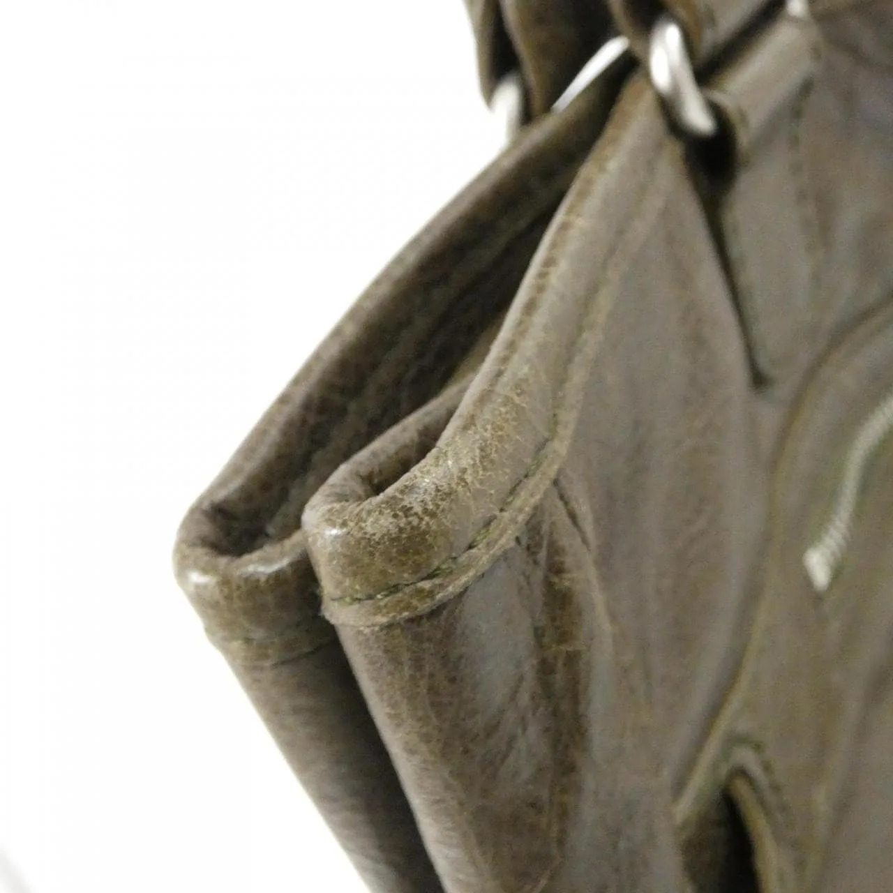 BALENCIAGA 272404 D94J4 Handbag Leather Black Leather Rank B - Thumbnail 6