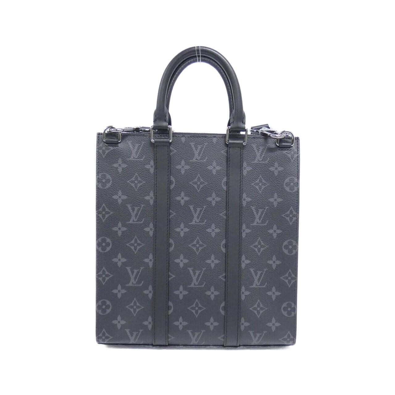 LOUIS VUITTON Eclipse M46098 Handbag Monogram 黑色 Monogram 中古品A - 縮圖 2