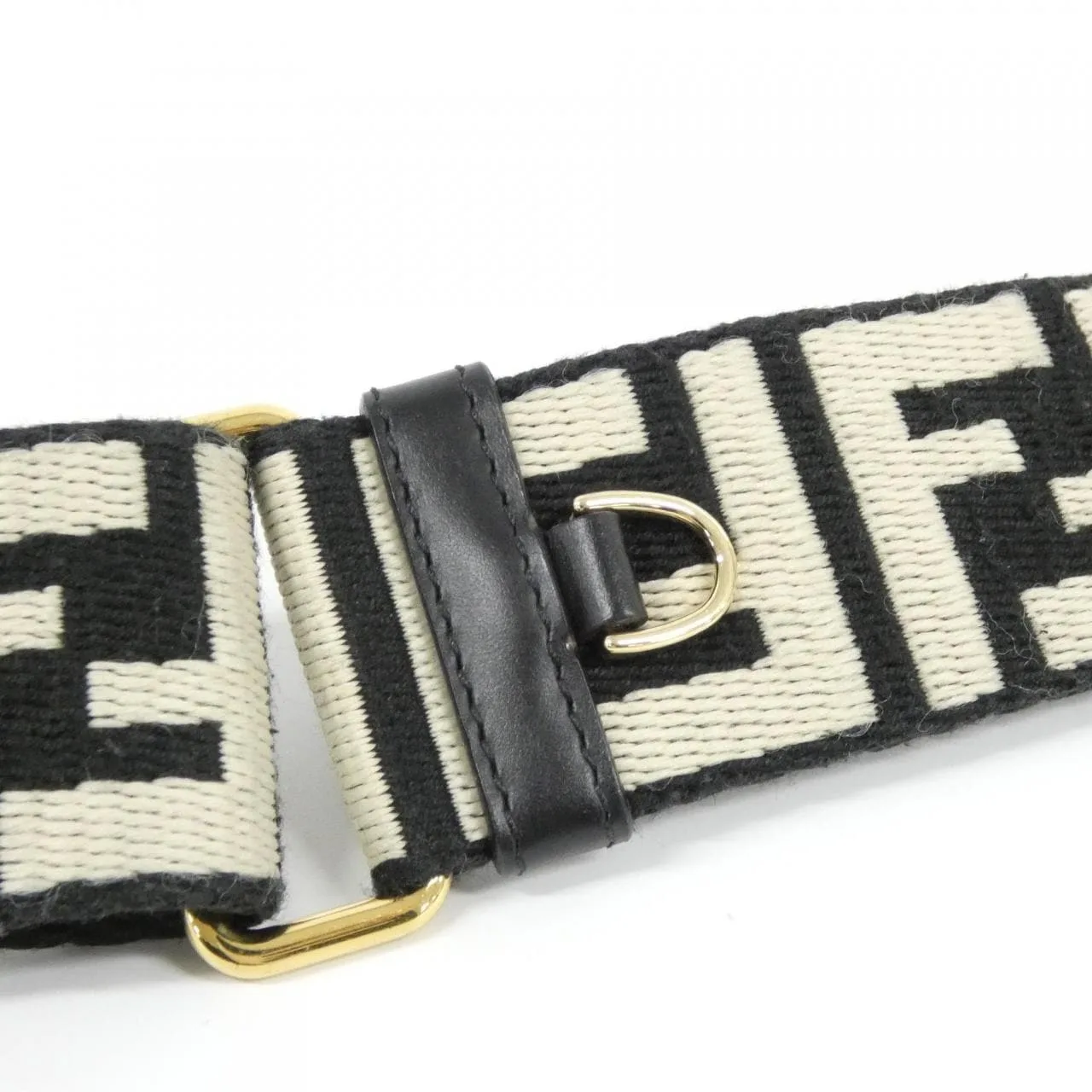 FENDI 8AV386 AJPE Wallet Canvas Black Canvas Rank A - Thumbnail 5