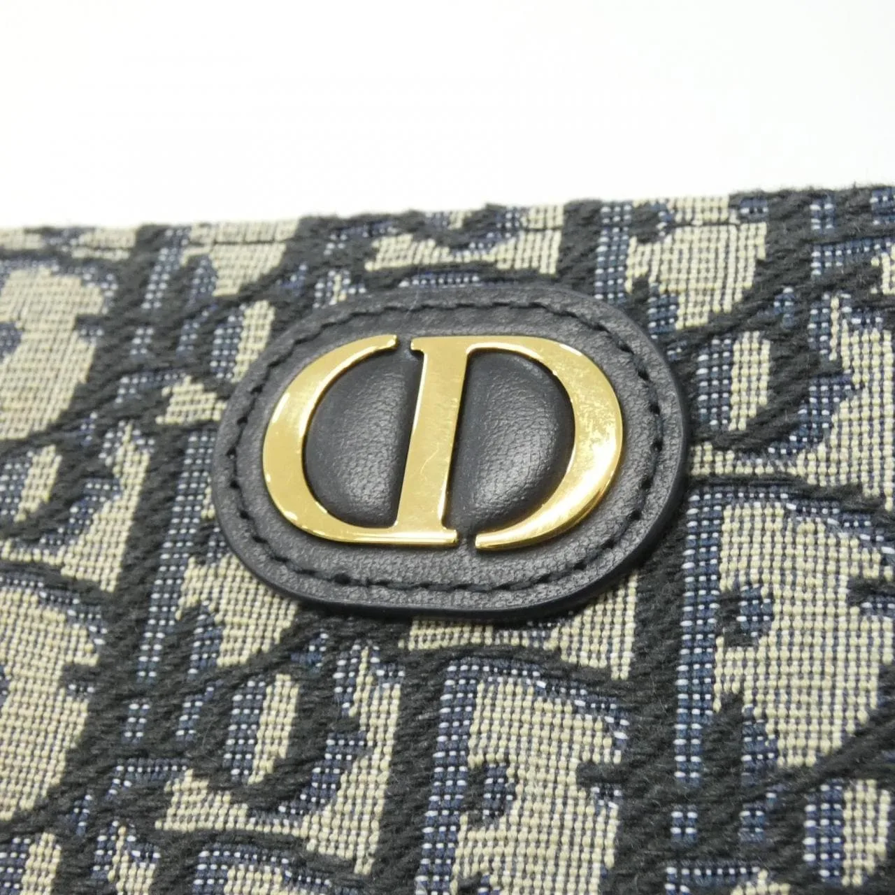 DIOR 30 Montaigne S2197UTZQ Wallet Canvas Black Canvas Rank A - Thumbnail 4