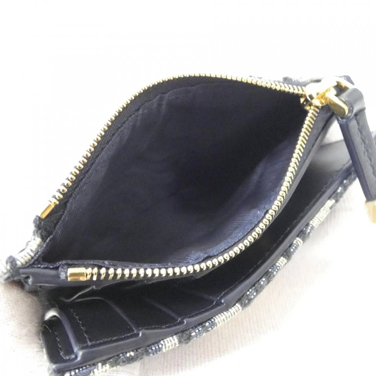 DIOR 30 Montaigne S2197UTZQ Wallet Canvas Black Canvas Rank A - Thumbnail 7