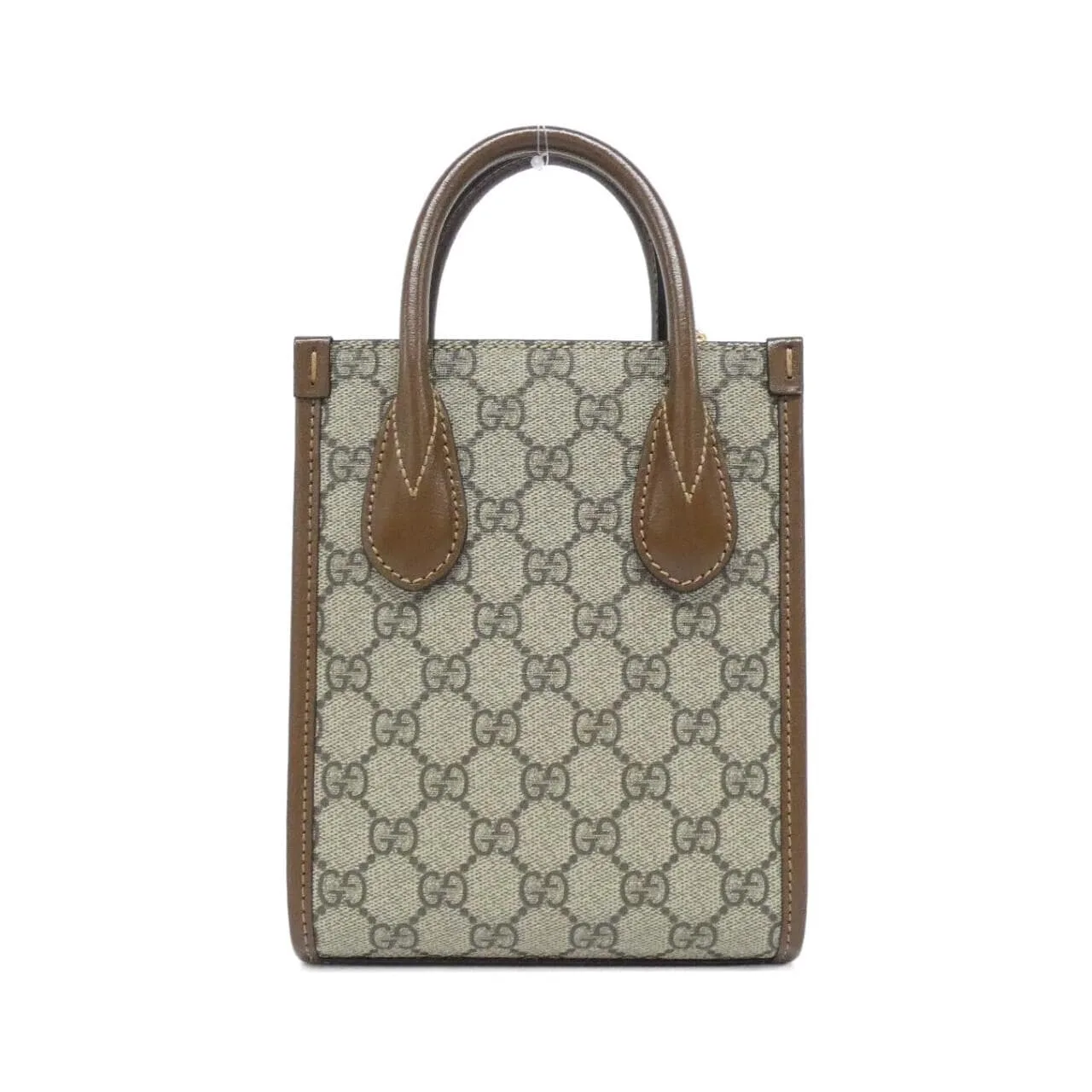 GUCCI 671623 92TCG Handbag Canvas 黑色 帆布 中古品A - 縮圖 2