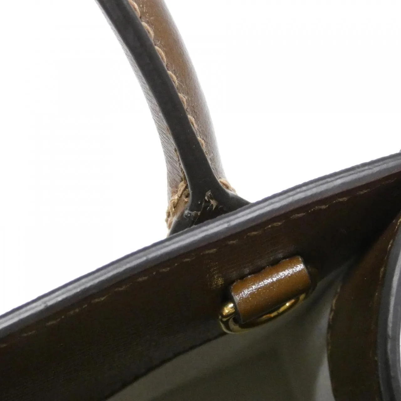 GUCCI 671623 92TCG Handbag Canvas 黑色 帆布 中古品A - 縮圖 4