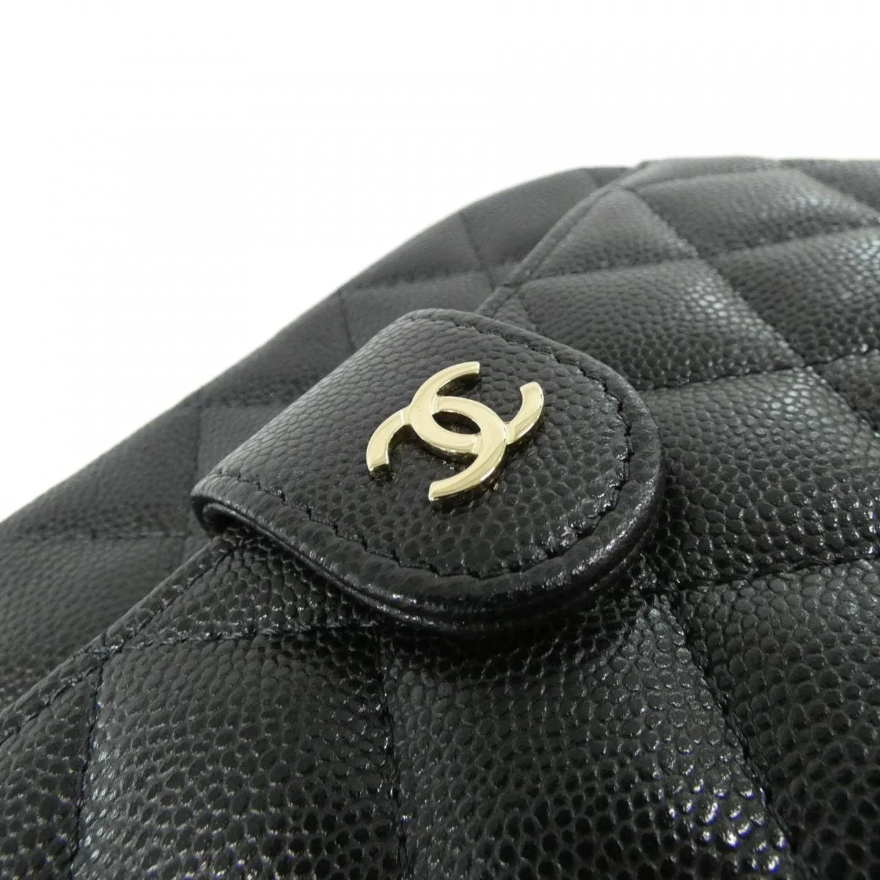 CHANEL Timeless Classic AP3998 Wallet Grained Calfskin Black Grained Calfskin Rank A - Thumbnail 4