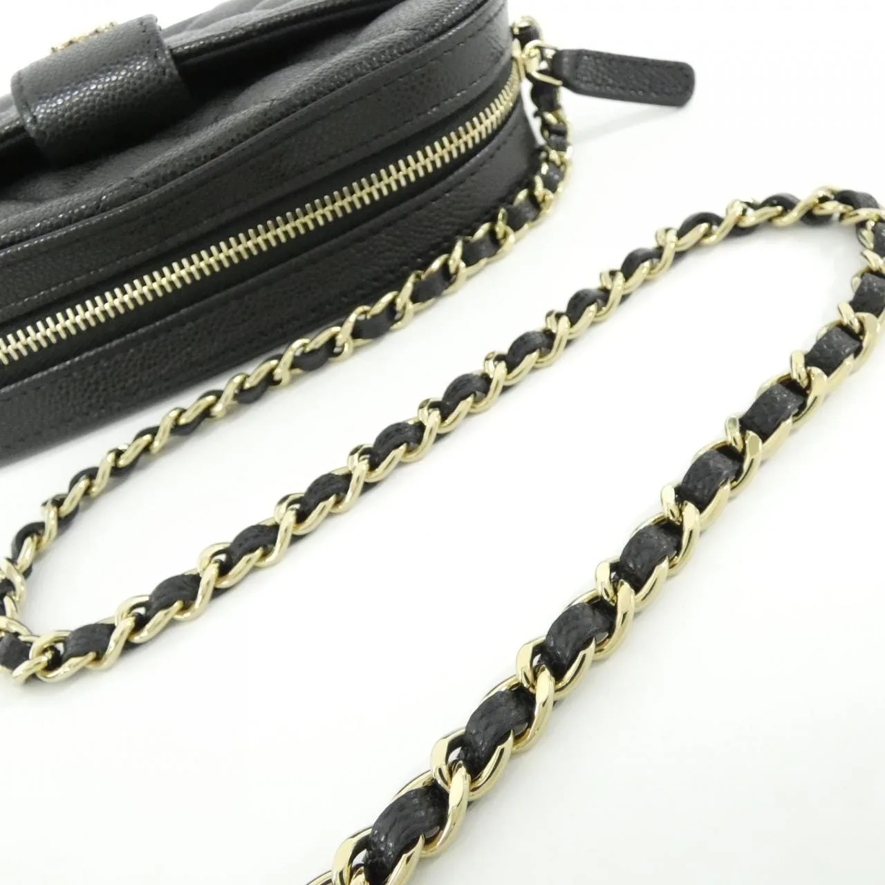 CHANEL Timeless Classic AP3998 Wallet Grained Calfskin Black Grained Calfskin Rank A - Thumbnail 6