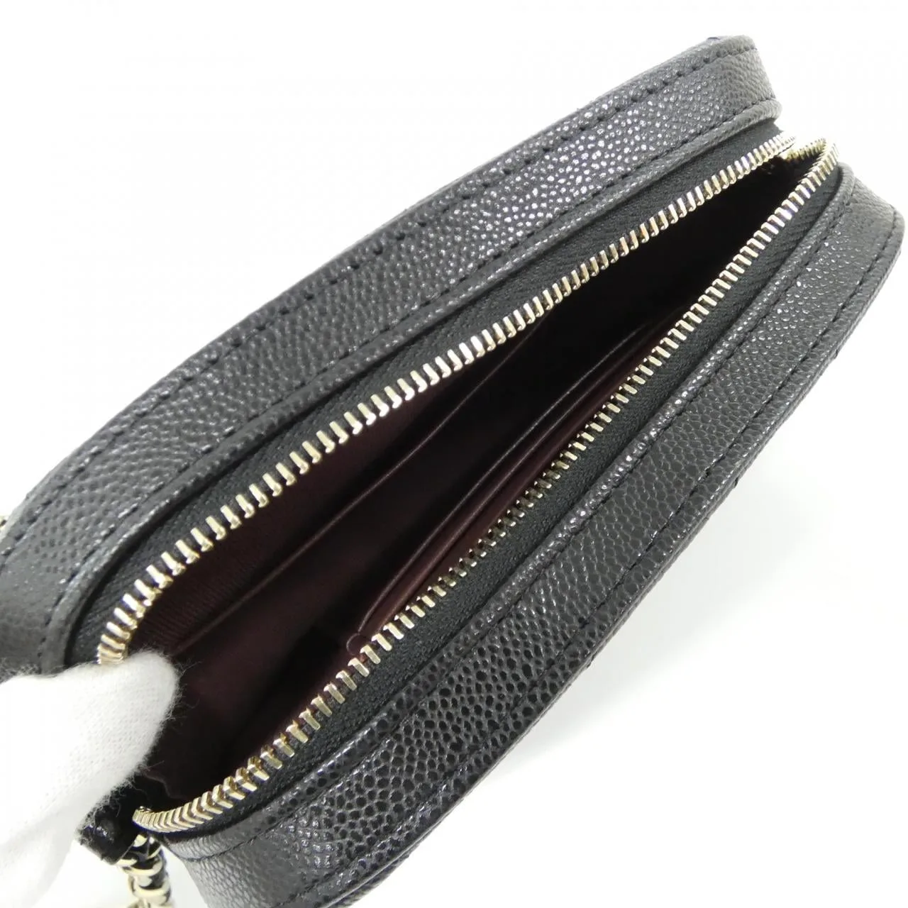 CHANEL Timeless Classic AP3998 Wallet Grained Calfskin Black Grained Calfskin Rank A - Thumbnail 7