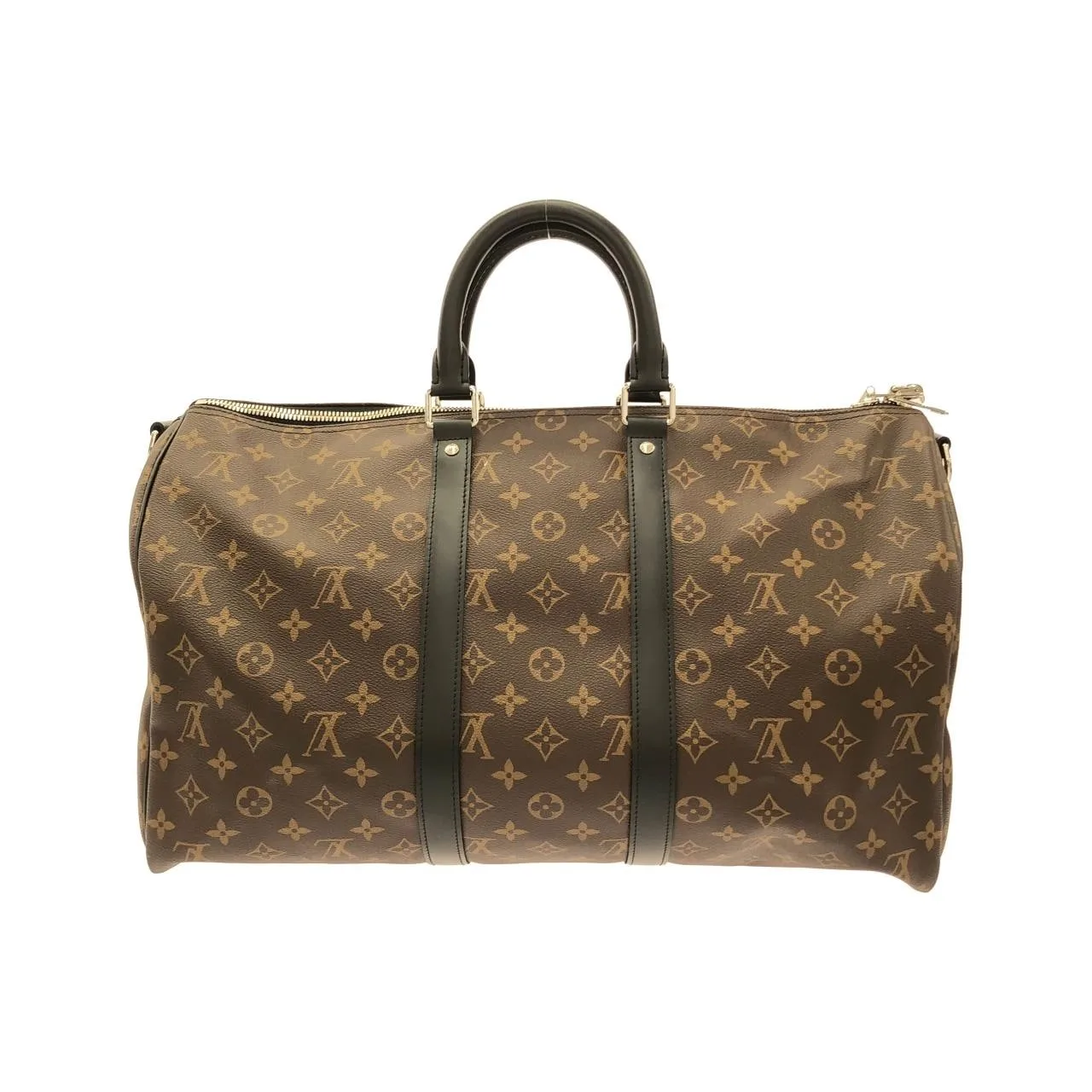 LOUIS VUITTON Keepall M56711 Boston Monogram 黑色 Monogram 中古品A - 縮圖 2