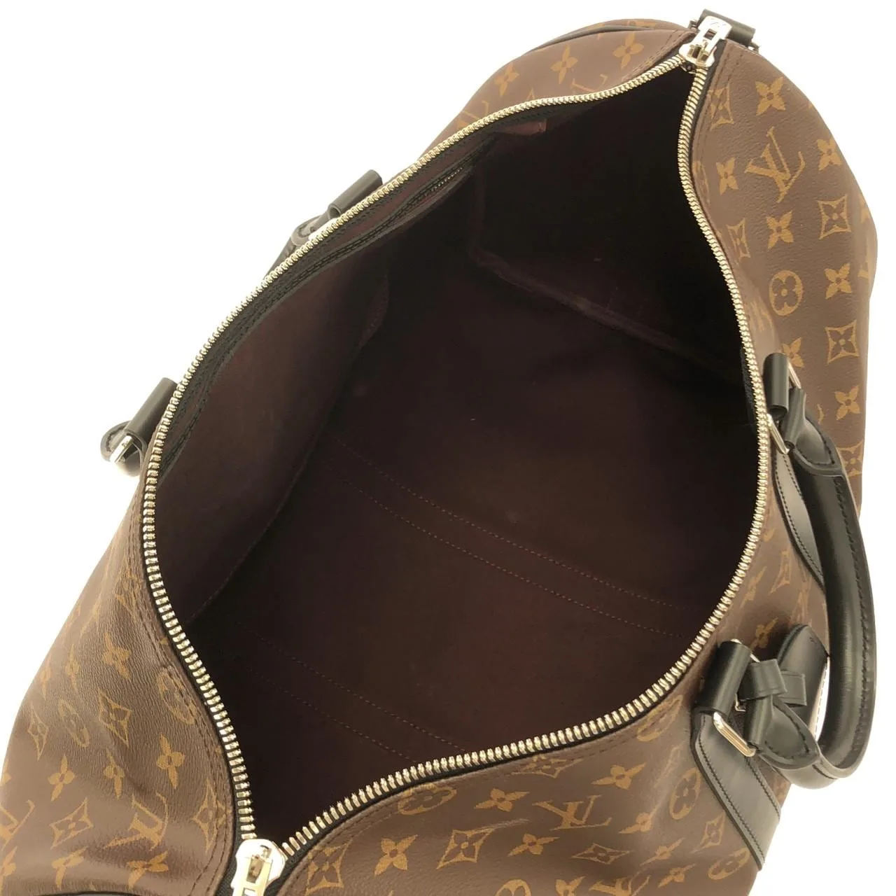 LOUIS VUITTON Keepall M56711 Boston Monogram 黑色 Monogram 中古品A - 縮圖 8