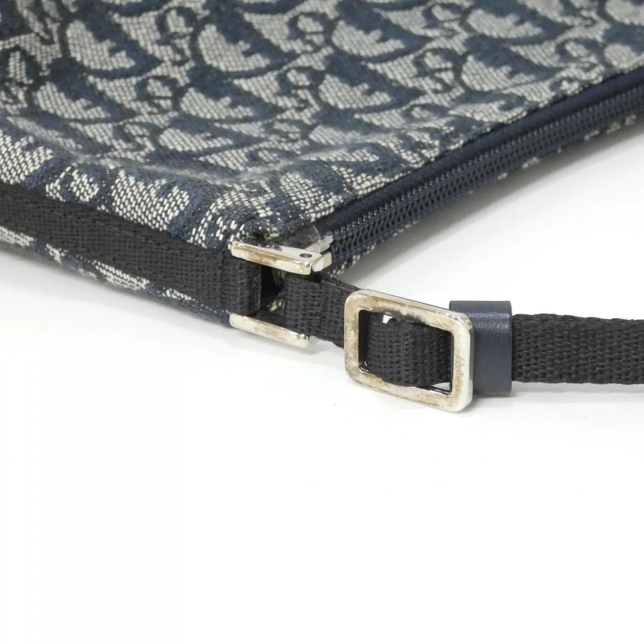 DIOR Shoulder Canvas 藍色 帆布 中古品A - 縮圖 3