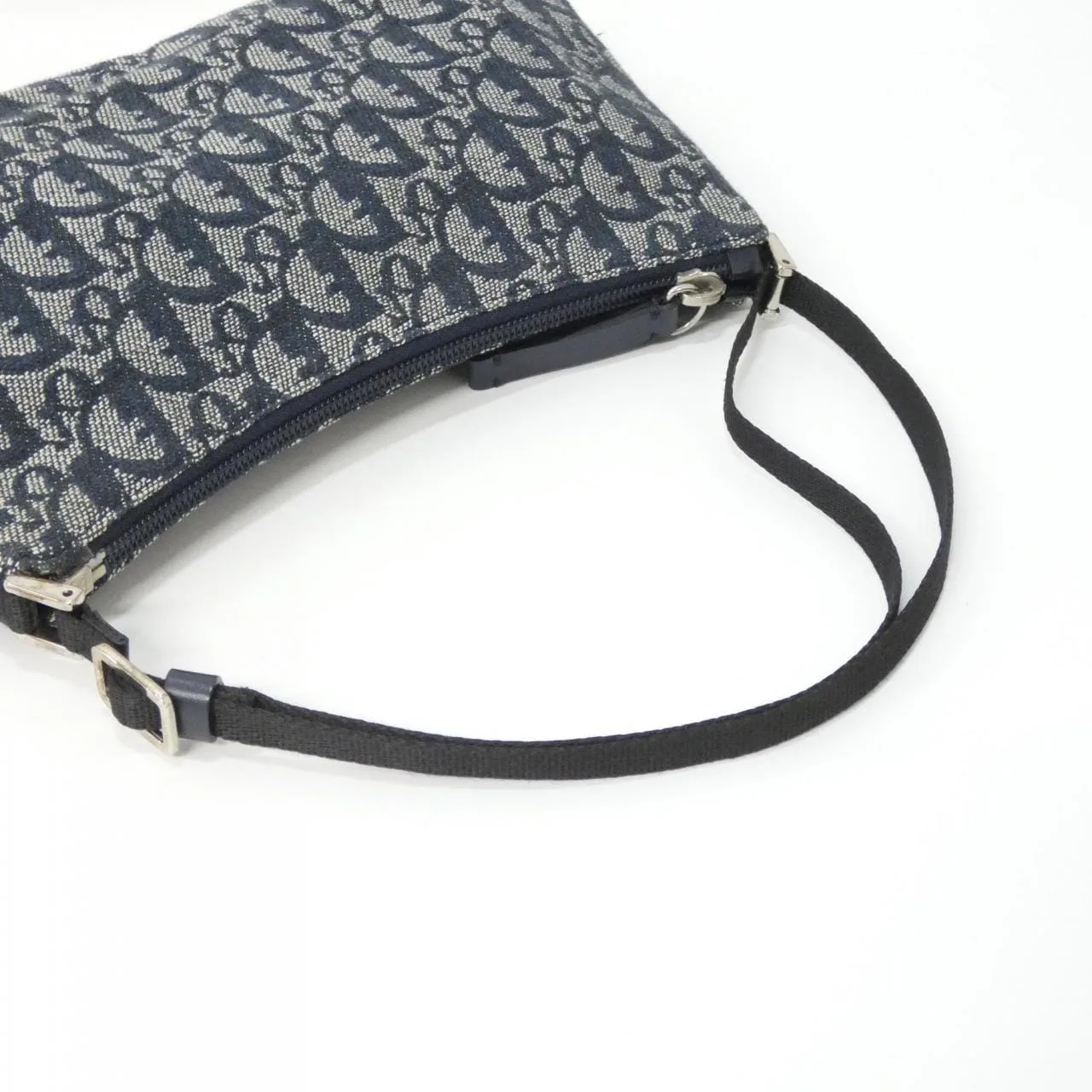 DIOR Shoulder Canvas 藍色 帆布 中古品A - 縮圖 4