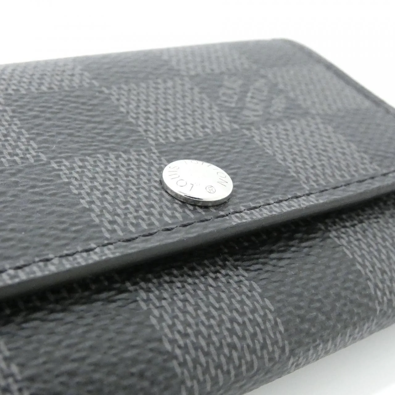LOUIS VUITTON N62662 Key Case Damier 黑色 Damier 中古品A - 縮圖 3