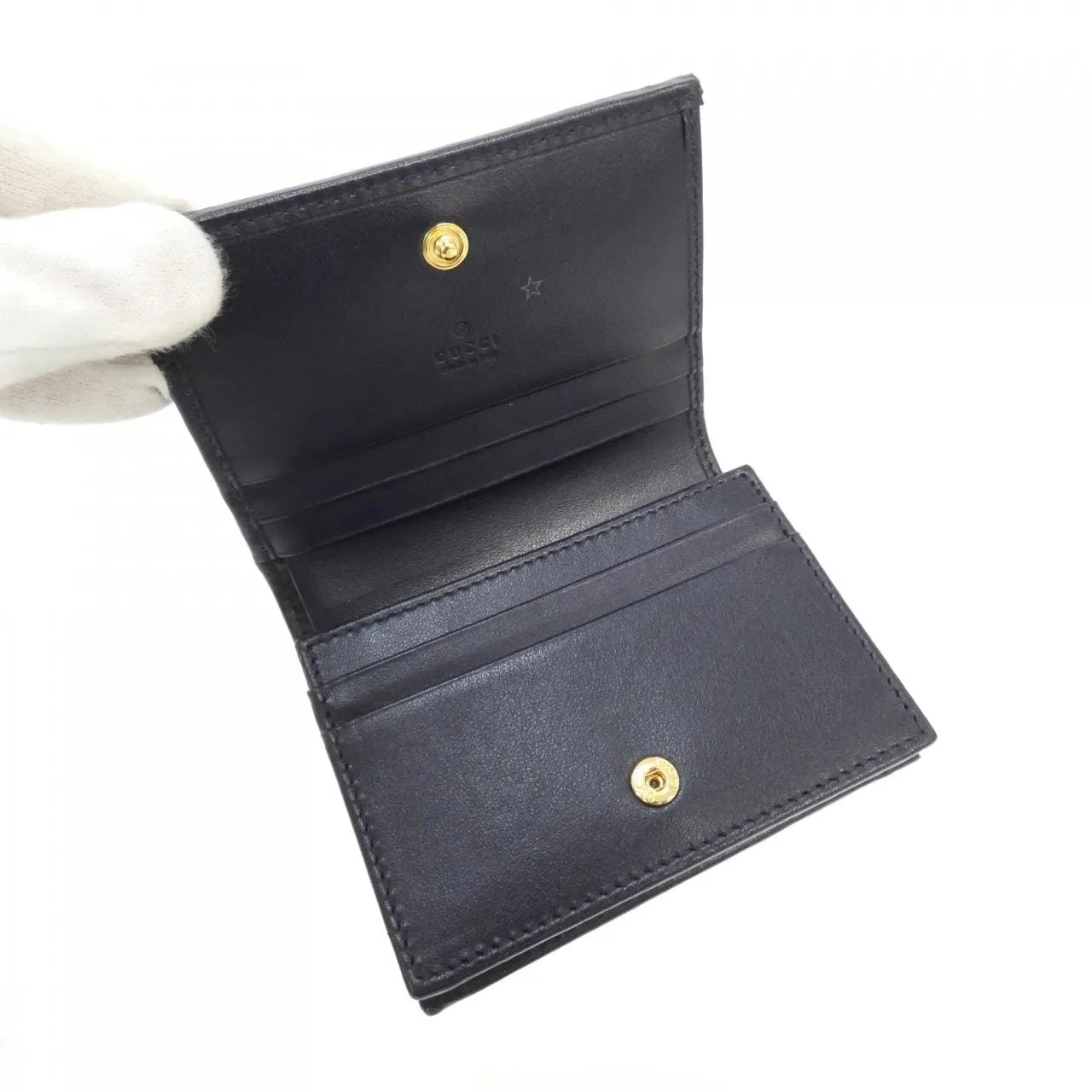 GUCCI 621887 H58AG Wallet Canvas Black Canvas Rank A - Thumbnail 3