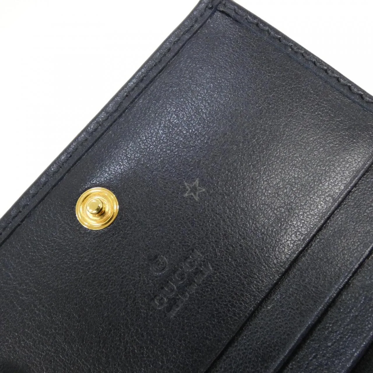 GUCCI 621887 H58AG Wallet Canvas Black Canvas Rank A - Thumbnail 4