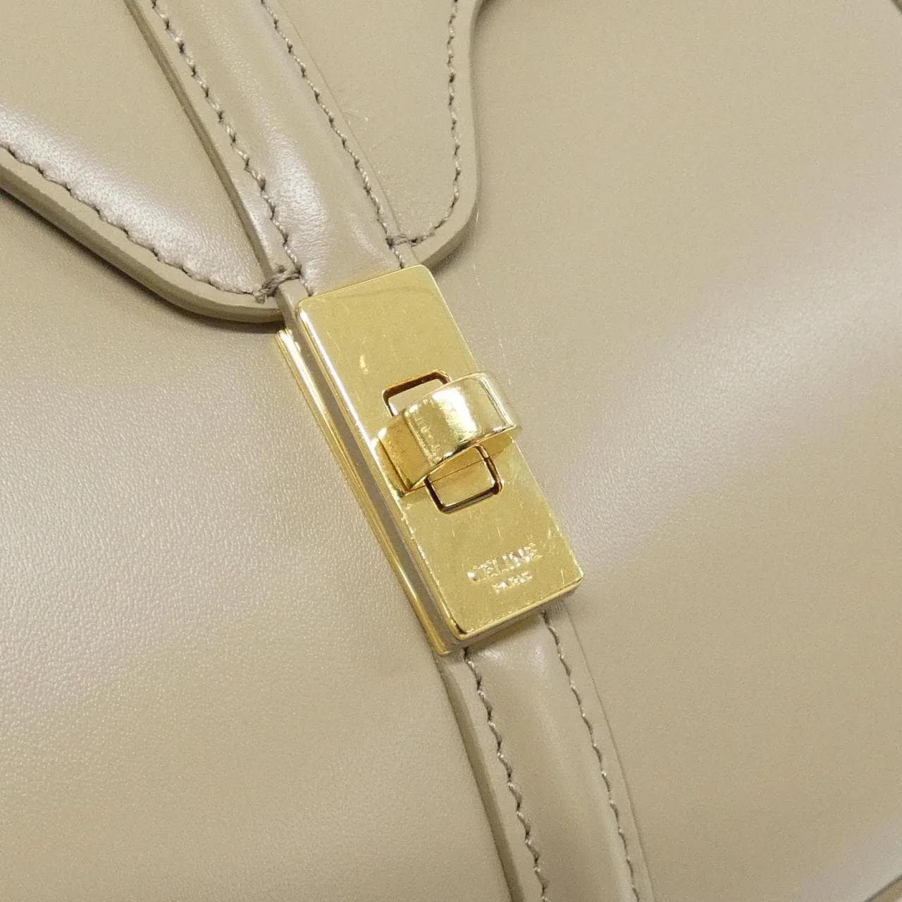 CELINE 16 197983BEY Handbag Black Rank A - Thumbnail 6