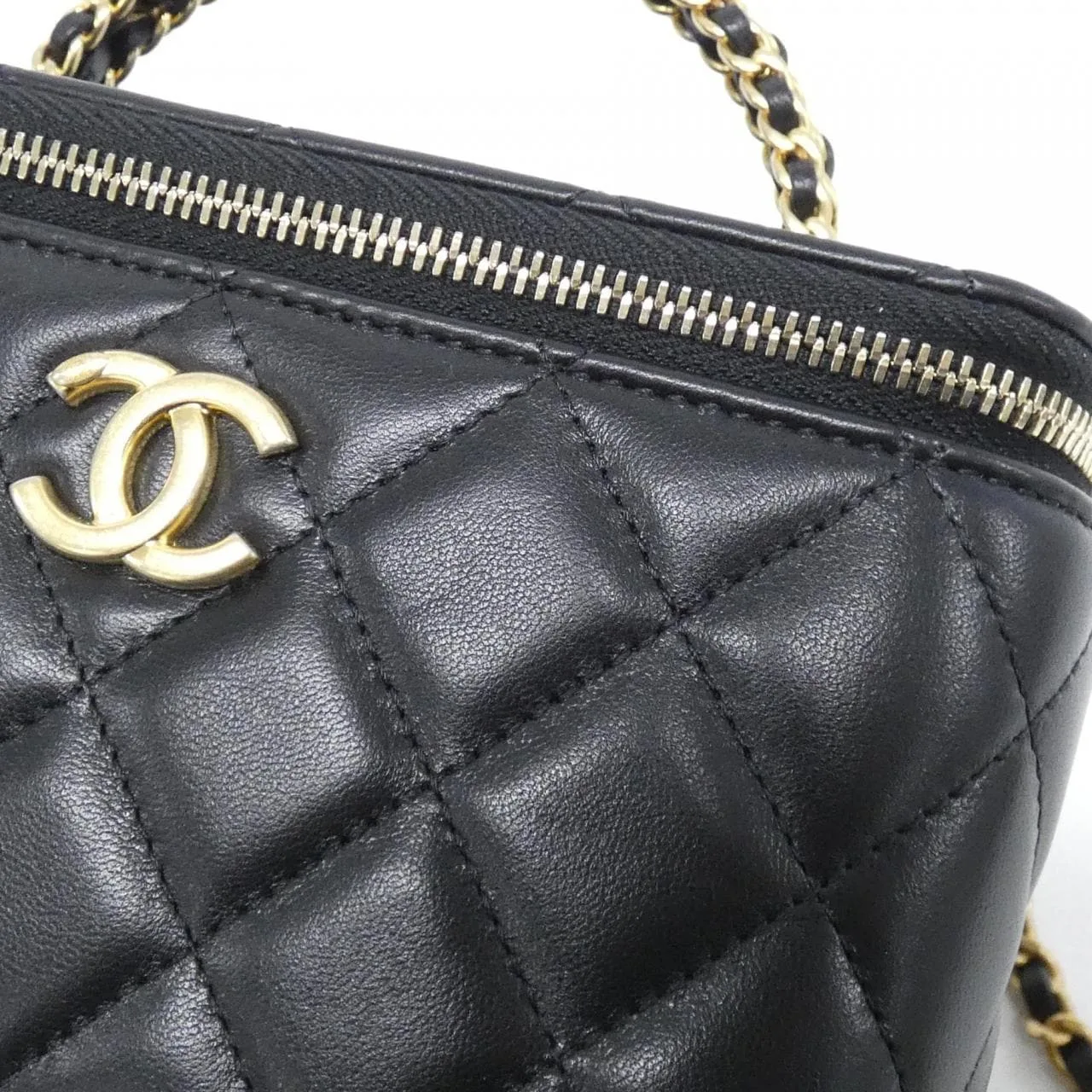 CHANEL Chanel 19 AP3012 Shoulder Lambskin Black Lambskin Rank A - Thumbnail 4