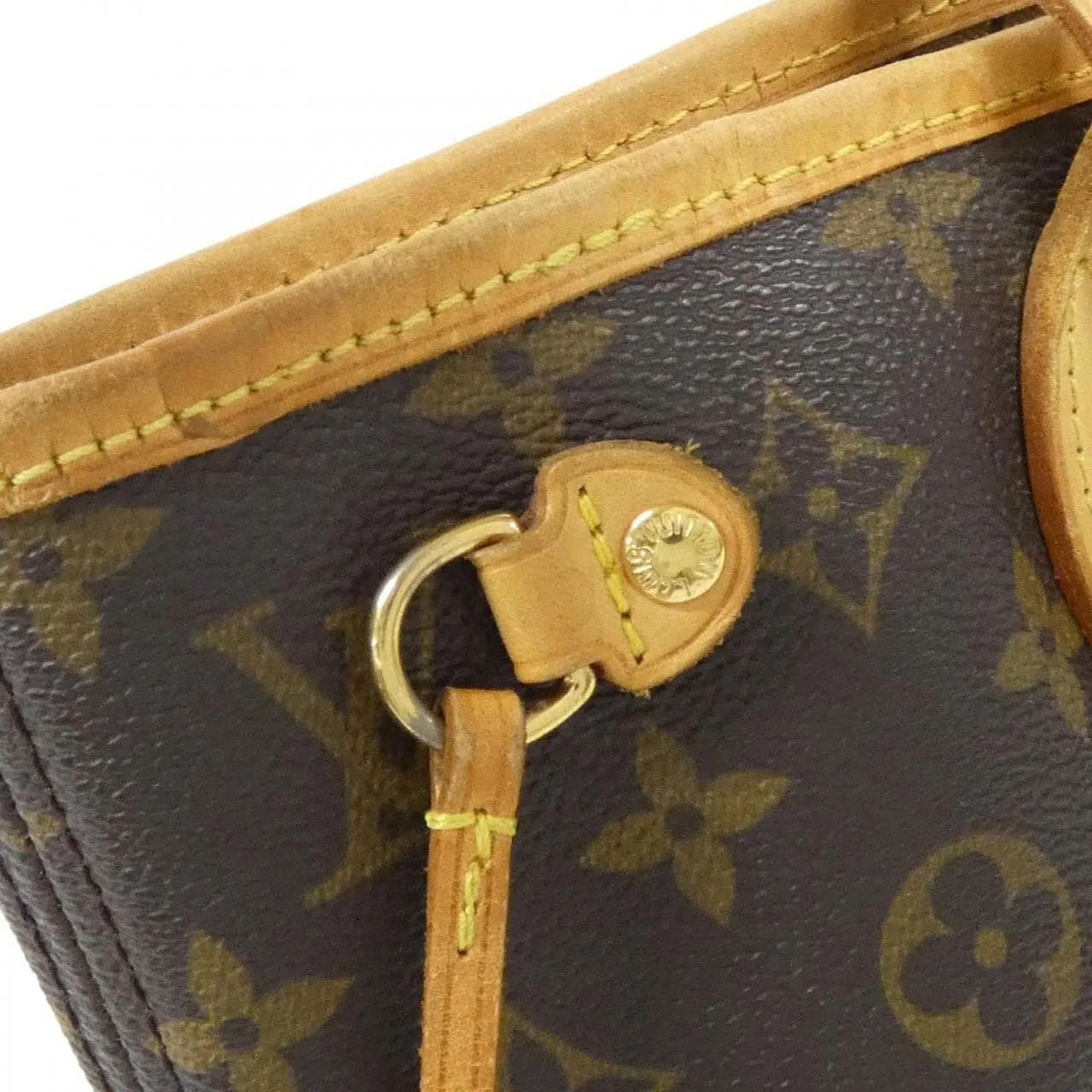 LOUIS VUITTON Neverfull M40155 Tote Monogram Black Monogram Rank B - Thumbnail 4