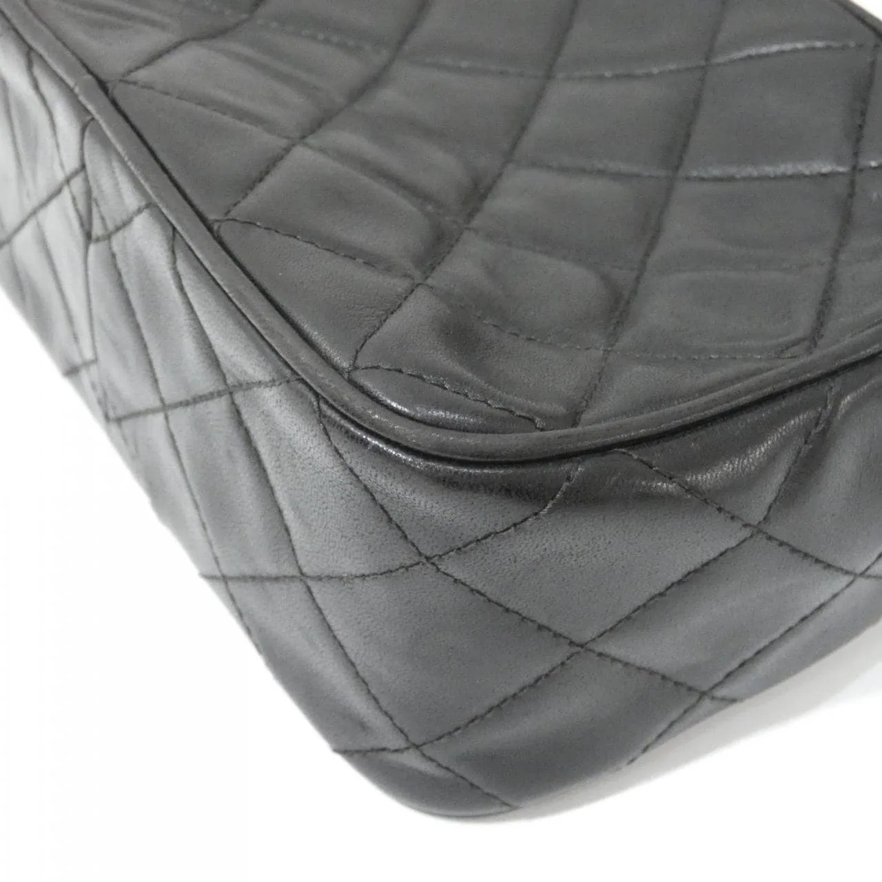 CHANEL Shoulder Lambskin 黑色 羊皮 中古品A - 縮圖 3