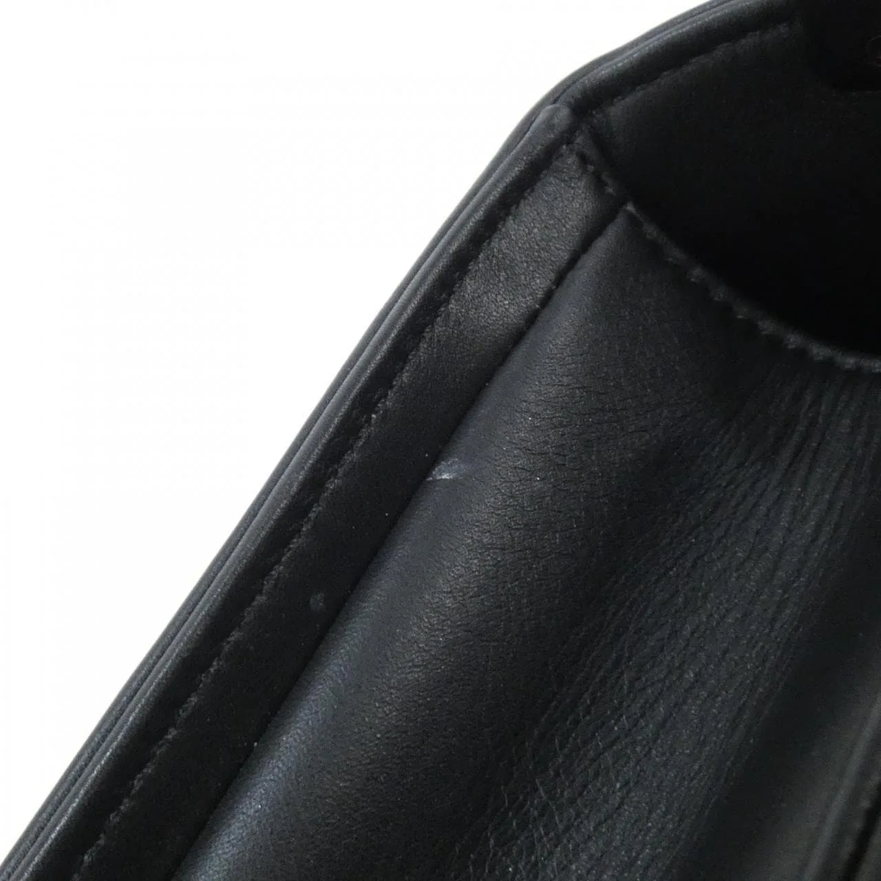 CHANEL Boy Chanel 92193 Shoulder Lambskin Black Lambskin Rank A - Thumbnail 6