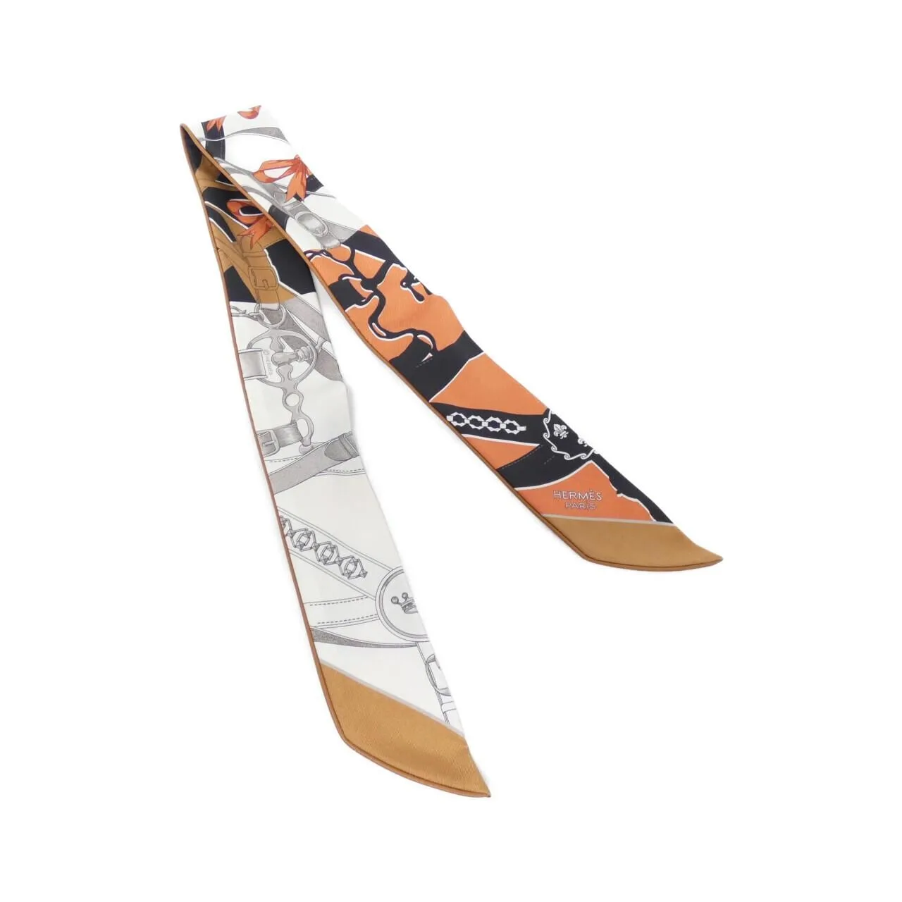 HERMES 064289S Scarf Leather