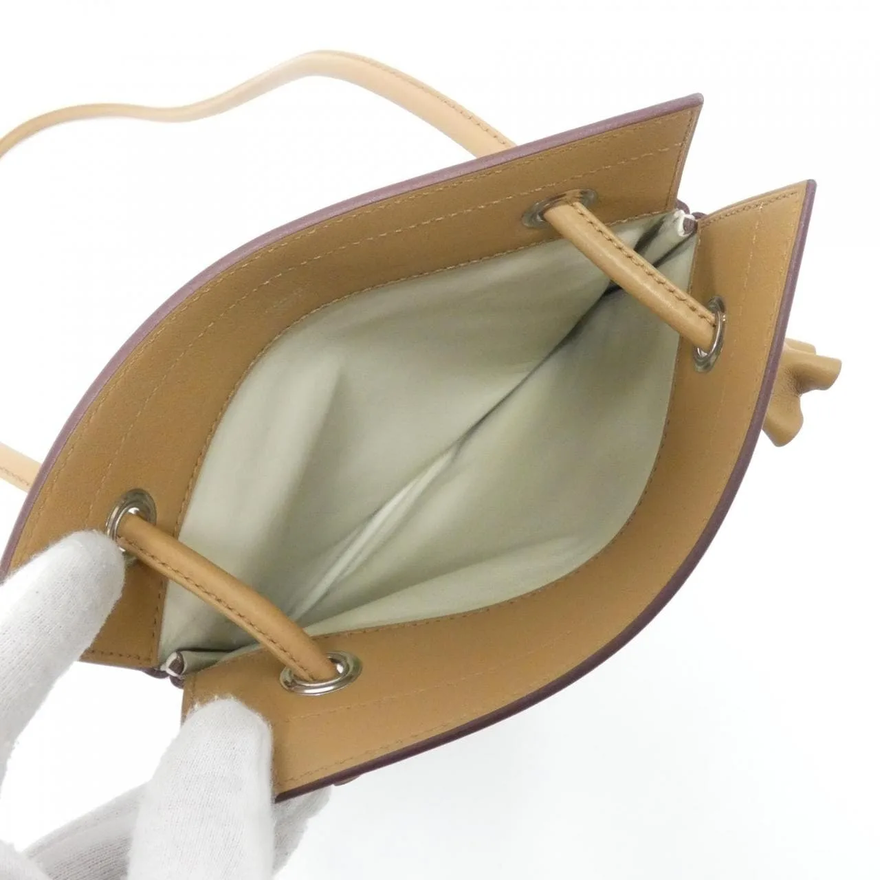 HERMES Aline 082305CK Shoulder Swift 黑色 Swift 皮 中古品A - 縮圖 6