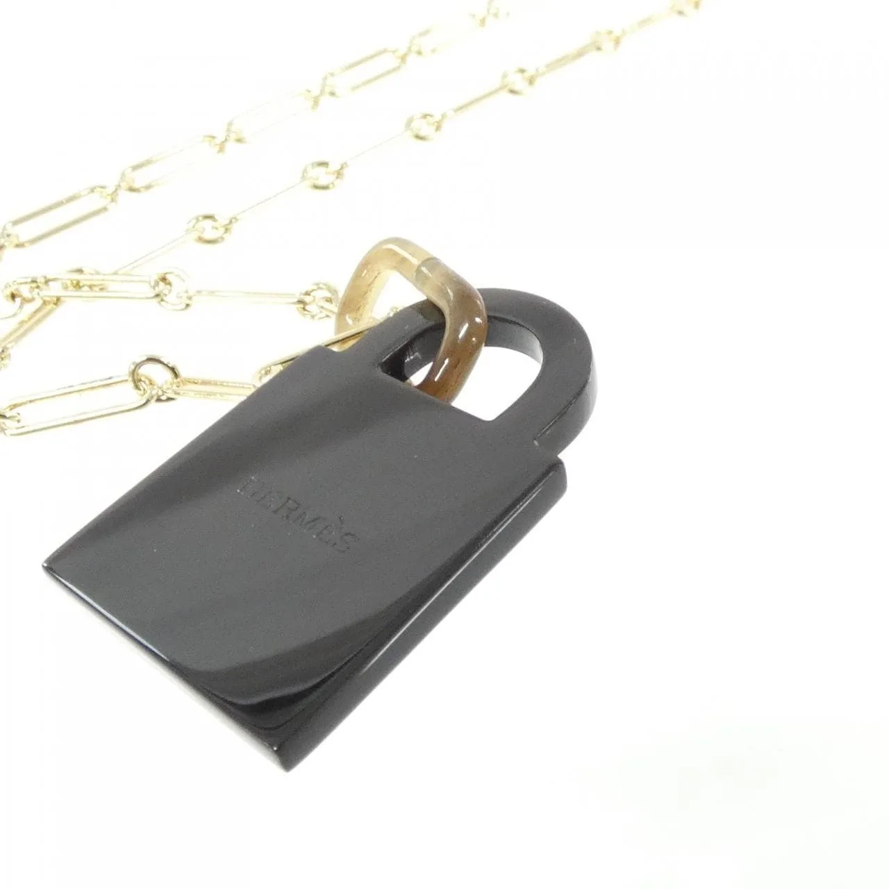 HERMES 057073FD Accessories 黑色 中古品A - 縮圖 3