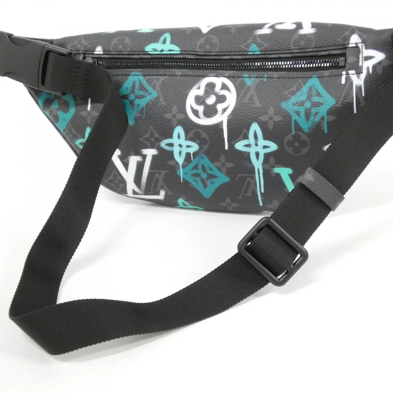 LOUIS VUITTON Discovery M21397 Shoulder Monogram 黑色 Monogram 中古品A - 縮圖 4