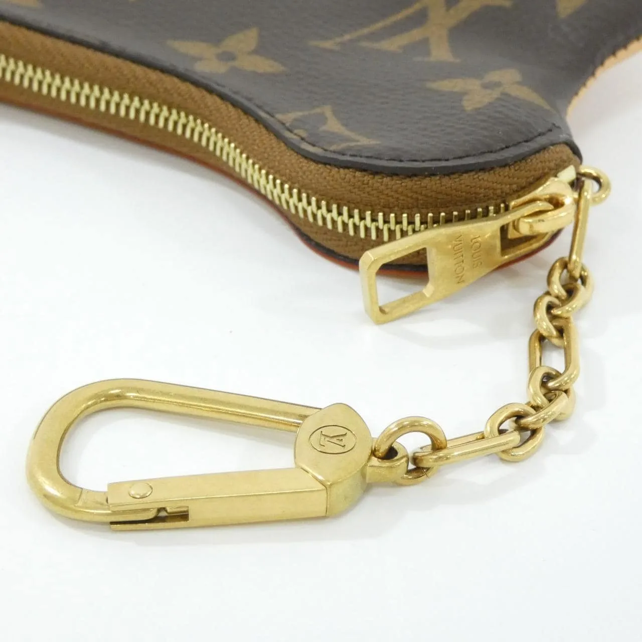 LOUIS VUITTON M12616 Coin Case Monogram 黑色 Monogram 中古品A - 縮圖 4