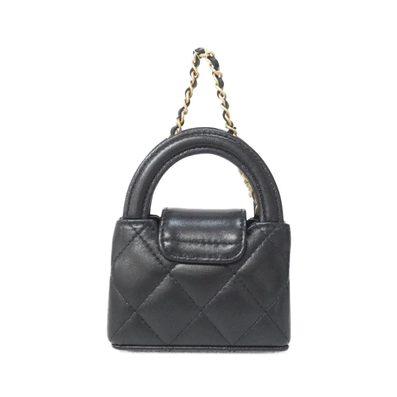 CHANEL AP4991 Key Case Lambskin 黑色 羊皮 中古品A - 縮圖 2