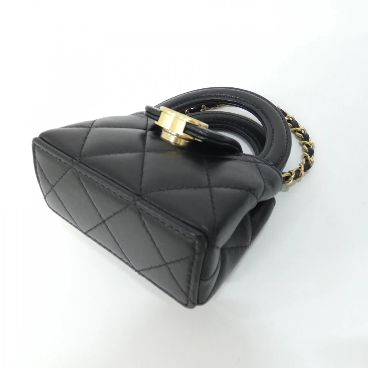 CHANEL AP4991 Key Case Lambskin 黑色 羊皮 中古品A - 縮圖 3